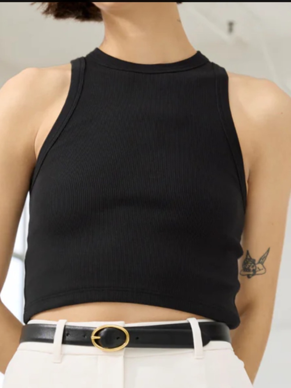 SOLDOUT.NYC The not so basic cropped tank